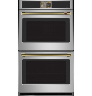 Cafe CAFÉ™ Professional Series 30" Smart Built-In Convection Double Wall Oven in Stainless Steel size 51 1/16 H x 29 3/4 W x 26 3/4 D | CTD90DP2ZS1