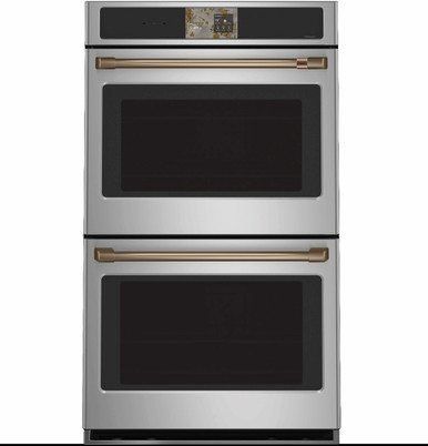 Cafe CAFÉ™ Professional Series 30" Smart Built-In Convection Double Wall Oven in Stainless Steel size 51 1/16 H x 29 3/4 W x 26 3/4 D | CTD90DP2ZS1