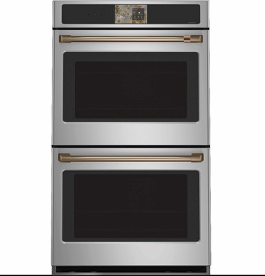 Cafe CAFÉ™ Professional Series 30" Smart Built-In Convection Double Wall Oven in Stainless Steel size 51 1/16 H x 29 3/4 W x 26 3/4 D | CTD90DP2ZS1