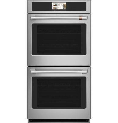 Cafe CAFÉ™ 27" Smart Double Wall Oven with Convection in Stainless Steel size 51 1/8 H x 26 3/4 W x 26 5/8 D | CKD70DP2ZS1