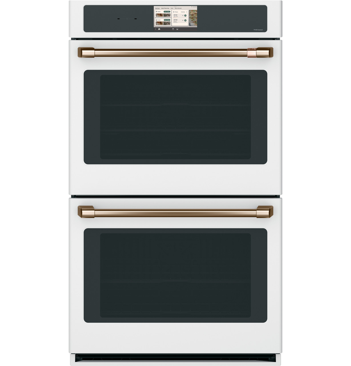 Cafe CAFÉ™ Professional Series 30" Smart Built-In Convection Double Wall Oven in Matte White size 51 1/16 H x 29 3/4 W x 26 3/4 D | CTD90DP4ZW2