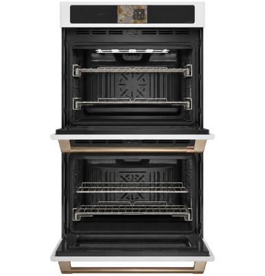 Cafe CAFÉ™ Professional Series 30" Smart Built-In Convection Double Wall Oven in Matte White size 51 1/16 H x 29 3/4 W x 26 3/4 D | CTD90DP4ZW2