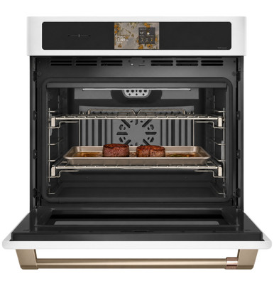 Cafe CAFÉ™ Professional Series 30" Smart Built-In Convection Single Wall Oven in Matte White size 28 5/8 H x 29 3/4 W x 26 3/4 D | CTS90DP4ZW2