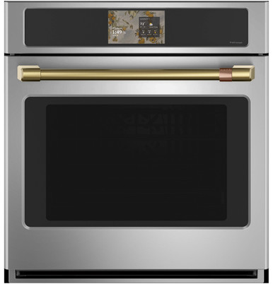 Cafe CAFÉ™ 30" Smart Single Wall Oven with Convection in Stainless Steel size 28 5/8 H x 29 3/4 W x 26 3/4 D | CTS70DP2ZS1