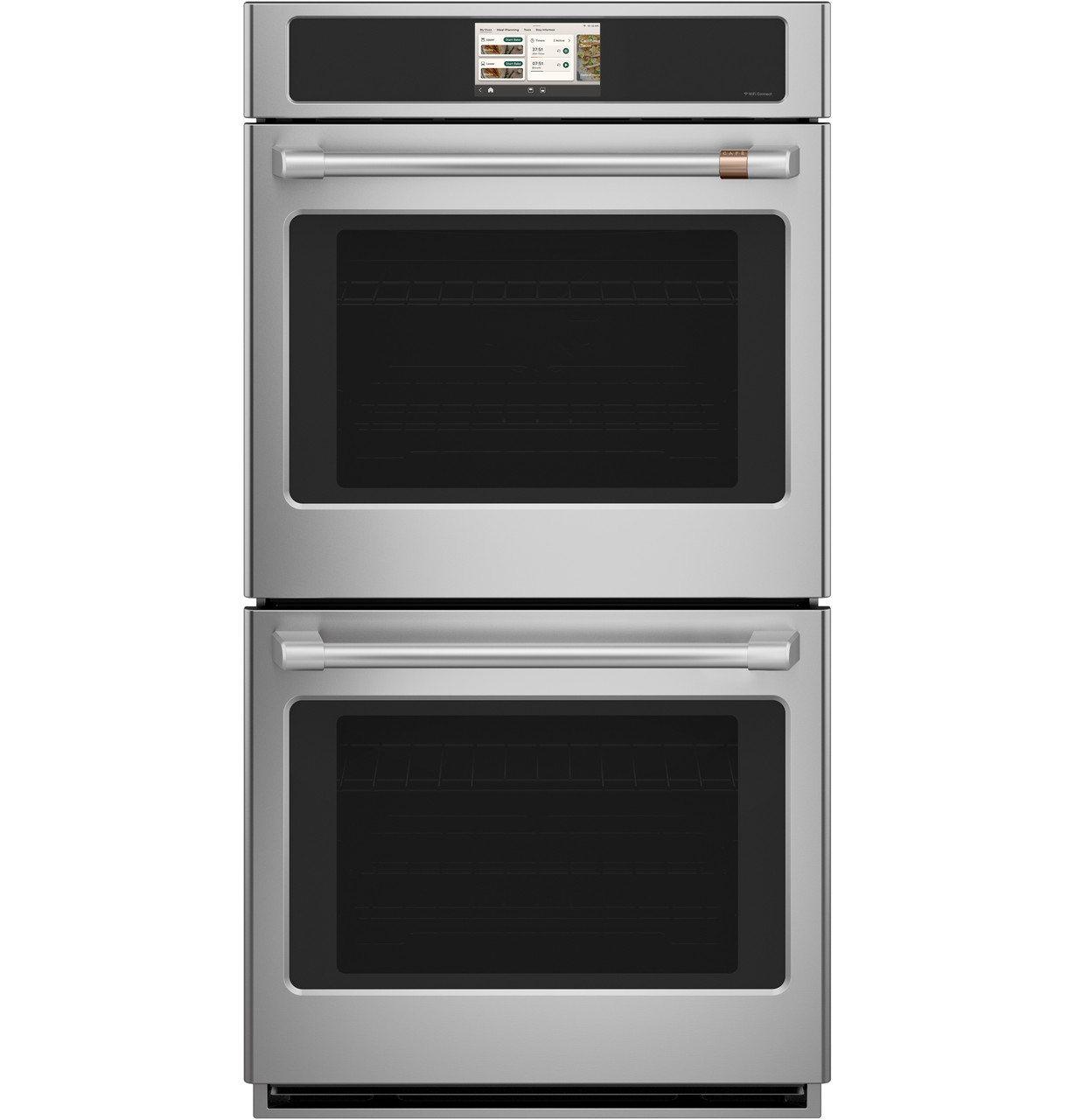 Cafe CAFÉ™ 30" Smart Double Wall Oven with Convection in Stainless Steel size 53 H x 29 3/4 W x 26 3/4 D | CTD70DP2ZS1