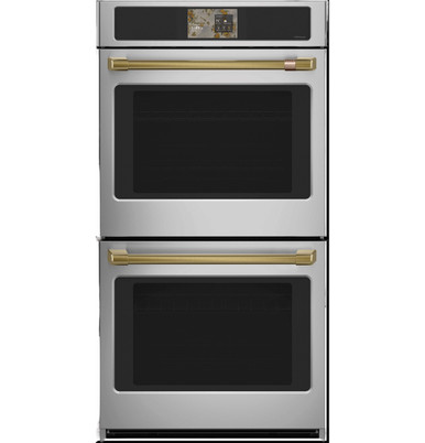 Cafe CAFÉ™ 30" Smart Double Wall Oven with Convection in Stainless Steel size 53 H x 29 3/4 W x 26 3/4 D | CTD70DP2ZS1