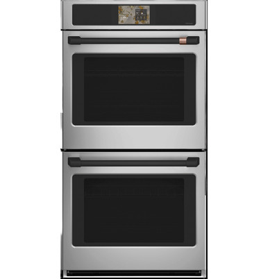 Cafe CAFÉ™ 30" Smart Double Wall Oven with Convection in Stainless Steel size 53 H x 29 3/4 W x 26 3/4 D | CTD70DP2ZS1