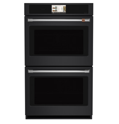 Cafe CAFÉ™ Professional Series 30" Smart Built-In Convection Double Wall Oven in Matte Black size 51 1/16 H x 29 3/4 W x 26 3/4 D | CTD90DP3ZD1