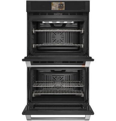 Cafe CAFÉ™ Professional Series 30" Smart Built-In Convection Double Wall Oven in Matte Black size 51 1/16 H x 29 3/4 W x 26 3/4 D | CTD90DP3ZD1