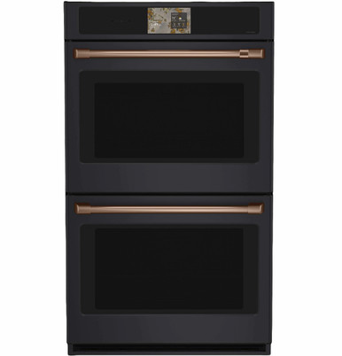 Cafe CAFÉ™ Professional Series 30" Smart Built-In Convection Double Wall Oven in Matte Black size 51 1/16 H x 29 3/4 W x 26 3/4 D | CTD90DP3ZD1