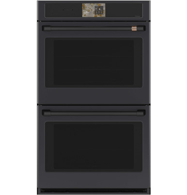 Cafe CAFÉ™ Professional Series 30" Smart Built-In Convection Double Wall Oven in Matte Black size 51 1/16 H x 29 3/4 W x 26 3/4 D | CTD90DP3ZD1