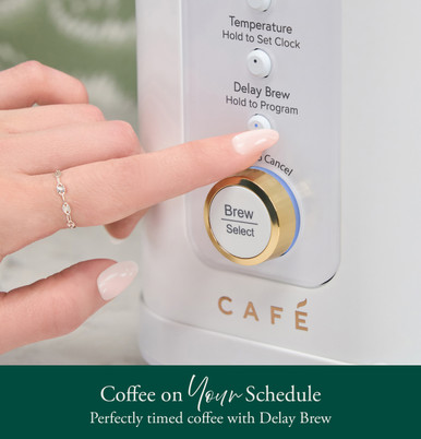 Cafe CAFÉ™ Specialty Drip Coffee Maker with Glass Carafe in Matte White size 14 H x 7.3 W x 12.5 D | C7DGB11ZW7
