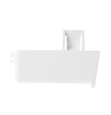 Refrigerator door shelf end cap, left hand side - WR2X9295 - Cafe