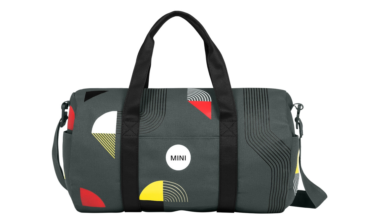 MINI Genuine Duffle Bag Graphic Sage Multicoloured Detachable Shoulder ...