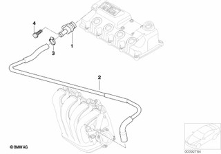 Genuine Crank Case Vent Ventilation Valve Crankshaft Crankcase 11 12 7 577 568