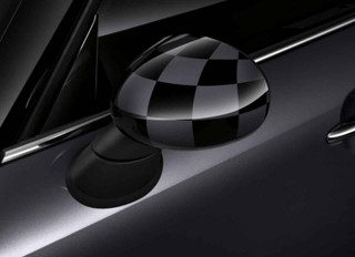 Genuine Checkered B/G Wing Mirror Cover Cap Right O/S Driver 51 16 2 409 452