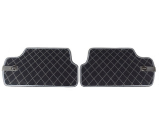 Genuine Rear Textile Floor Mats Set Essential Black/Grey 51 47 2 358 060