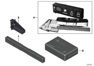 Genuine Left Bracket For Hazard Warning Triangle 71 10 2 755 793