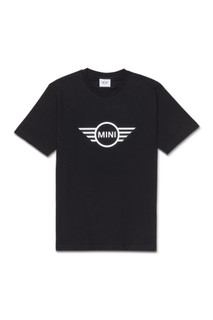 Genuine Mens T Shirt Tee Top Wing Logo Embossed Cotton Black White 80 14 5 B32 057