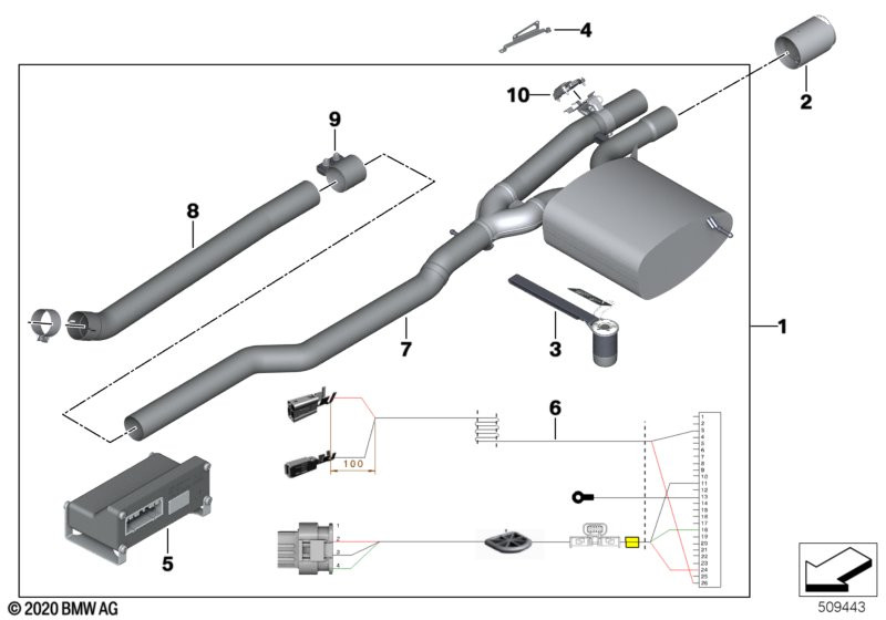 Genuine Exhaust Silencer With Flap JCW 18 30 2 359 645