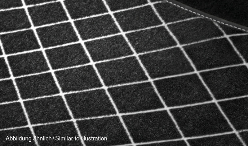 Genuine Floor Mats Textile Carpet Rear Essential Black 51 47 2 408 526