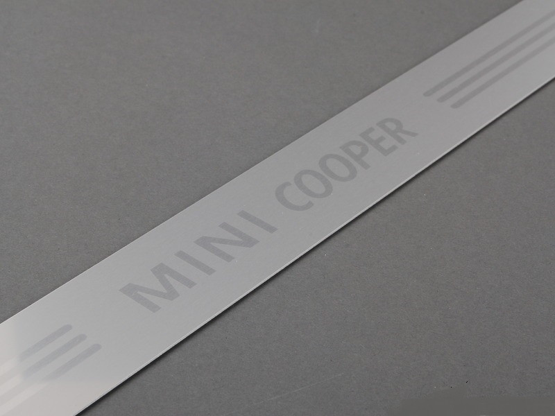 Genuine Cooper Door Sill Entry Strip Entrance Cover Trim 51 47 7 406 647