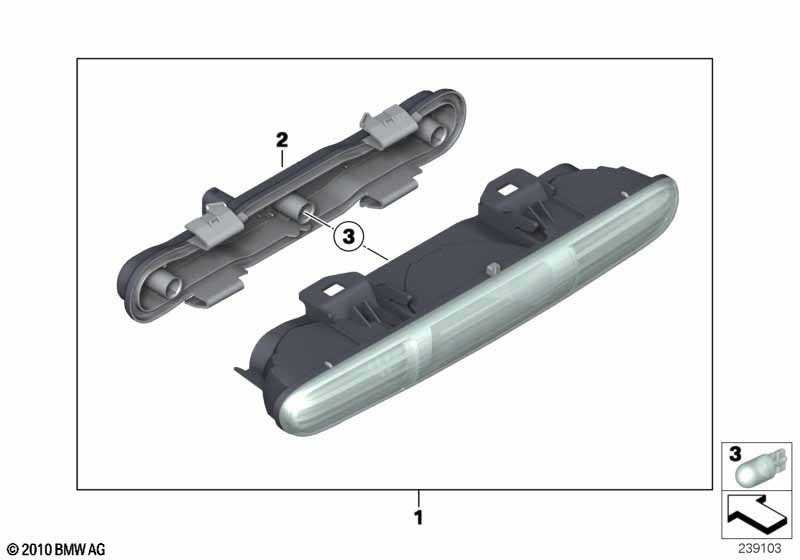 Genuine Rear Fog Light Lamp Bulb Holder Replacement Spare 63 24 7 297 417