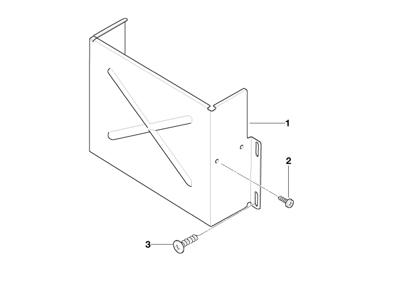 Genuine CD Unit Changer Mounting Bracket Holder 65 12 6 912 286