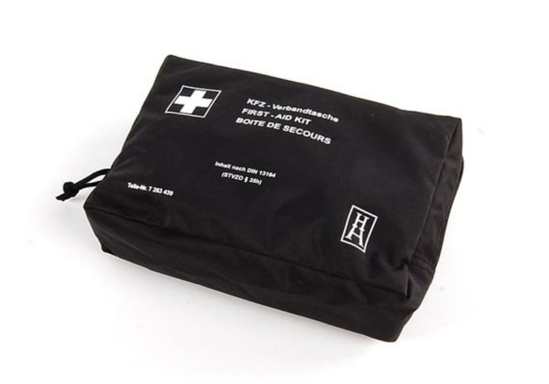 Genuine Emergency First Aid Travel Kit Storage Pouch Bag Black 71 10 7 263 439