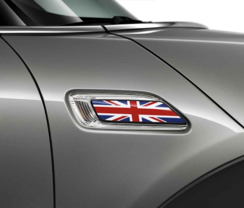 Genuine Clubman Union Jack Style Pack - Scuttle & Mirror + Lock Caps