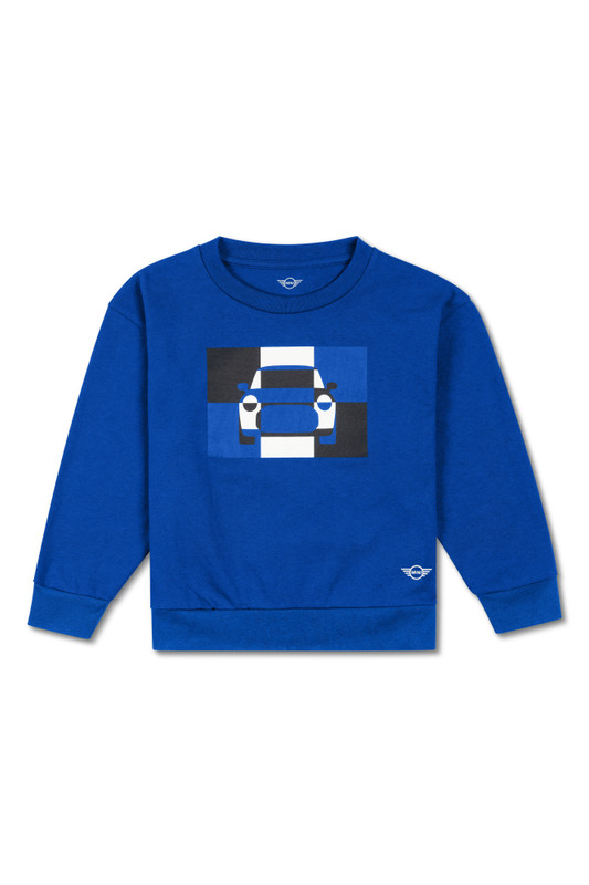 Genuine Childrens Kids Sweatshirt Car Tile Wing Logo Cotton Blazing Blue 80 14 5 B32 0A5
