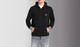 MINI Genuine Mens Zip Hoodie Sweatshirt Striped Binding Black 80 14 5 A21 631