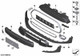 Genuine Front Bumper Trim Cover Car Replacement Spare Part 51 11 7 337 790