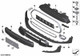 Genuine Front Bumper Tow Towing Eye Cover Flap Replacement 51 11 7 302 479