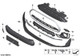 Genuine Front Bumper Tow Towing Eye Cover Flap Replacement 51 11 7 370 795