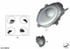 Genuine Right Bumper Headlight LED Fog Light/Parking Light 63 17 7 329 172