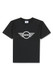 Genuine Womens Ladies T Shirt Tee Top Wing Logo Embossed Black White 80 14 5 B32 003