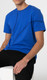 Genuine Mens T Shirt Tee Top Outline Print Wing Logo Cotton Blazing Blue 80 14 5 B32 045