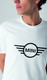 Genuine Mens T Shirt Tee Top Wing Logo Embossed Cotton White Black 80 14 5 B32 051