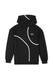Genuine Mens Hoodie Sweatshirt Outline Print Wing Logo Cotton Black White 80 14 5 B32 069