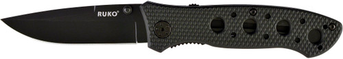440A, 3-1/4" Folding Blade Assisted Open Knife, Matte Black Handle