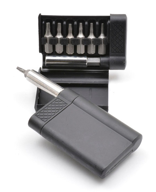 TORXSET: 6 PC Torx Bit Set w/adapter (T15/10/9/8/7/6)