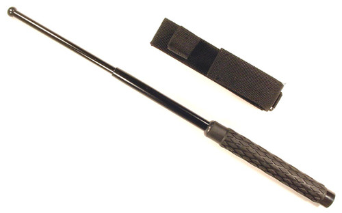 NS-16, Steel Baton with Rubber Grip, Extendable to 16"