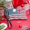 American Flag Christmas Ornament