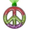 Tie Dye Peace Sign Ornament
