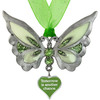 Silver Metal Tomorrow is Another Chance Glow in the Dark Butterfly