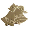 gold bell christmas ornament