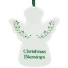 Christmas Blessings Ceramic Ornament