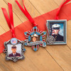 Pewter Metal My Hero Military Picture Photo Frame Ornament