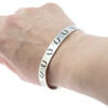 Horse Hoof Inspirational Stainless Steel Cuff Bracelet,silver metal jewelry